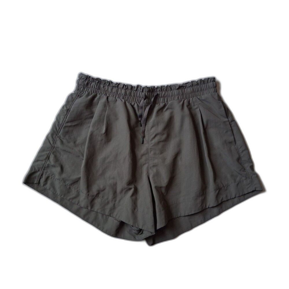 All in Motion Moss Green Drawstring High Rise Summer Resort Shorts Women's Large